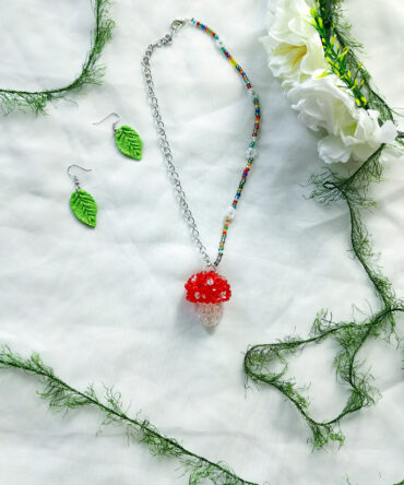 Scarlett Mushroom Necklace