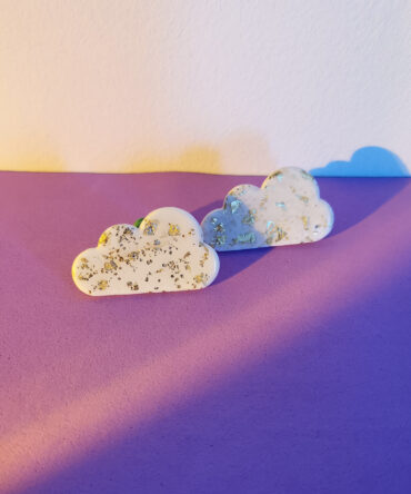 Cloud Hair barrettes