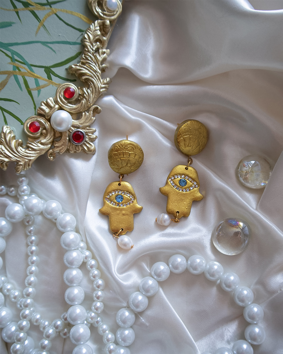 Hamsa Hand Earrings