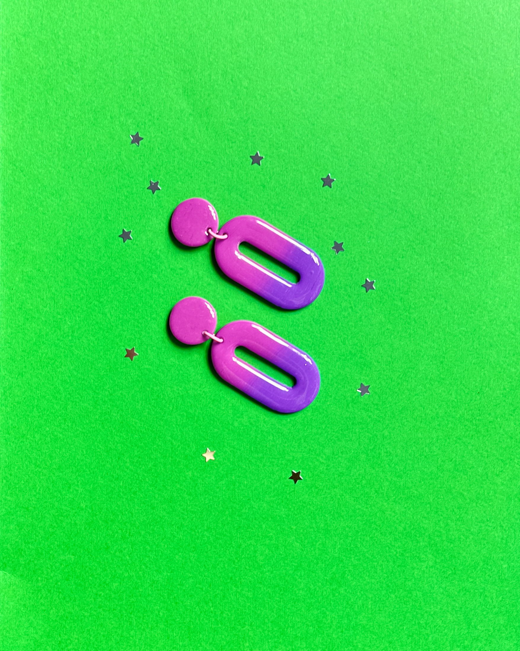 Grape Soda Earrings