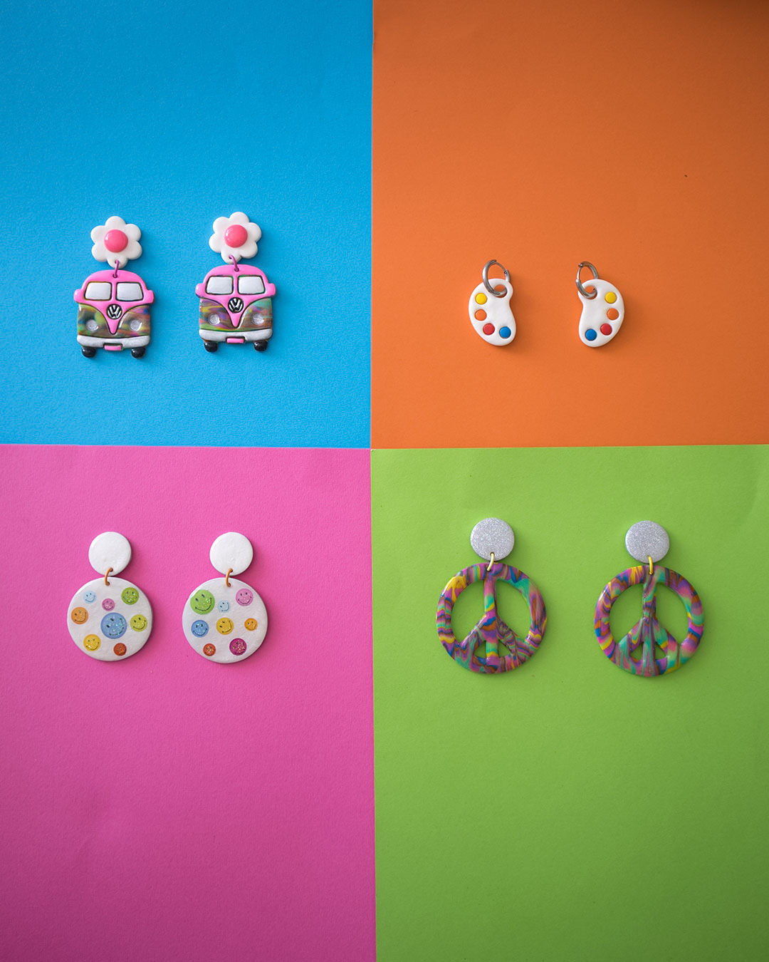 Paint Palette Earrings - Image 2