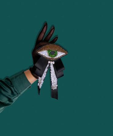Evil Eye Brooch